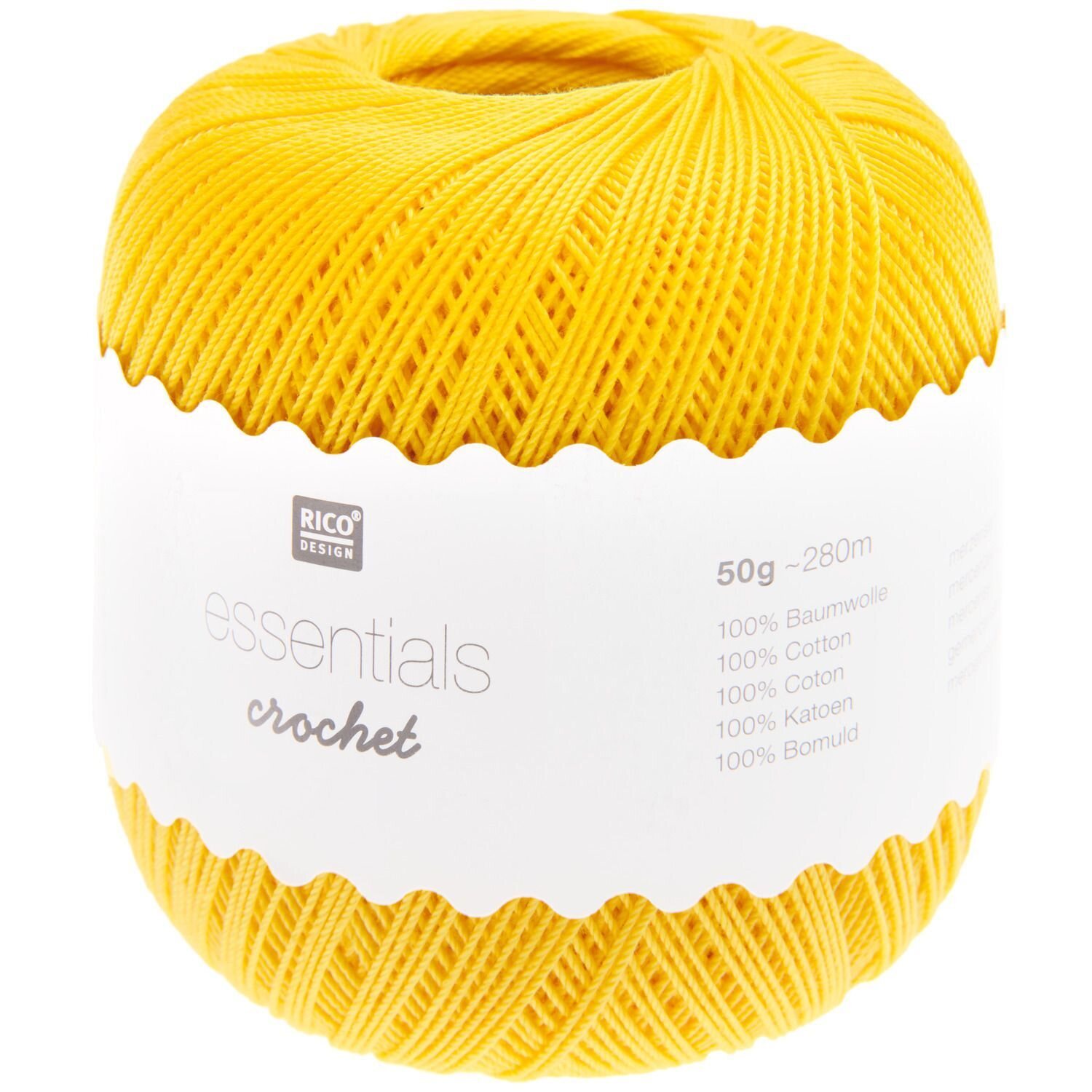 Rico Essential Crochet 013 keltainen
