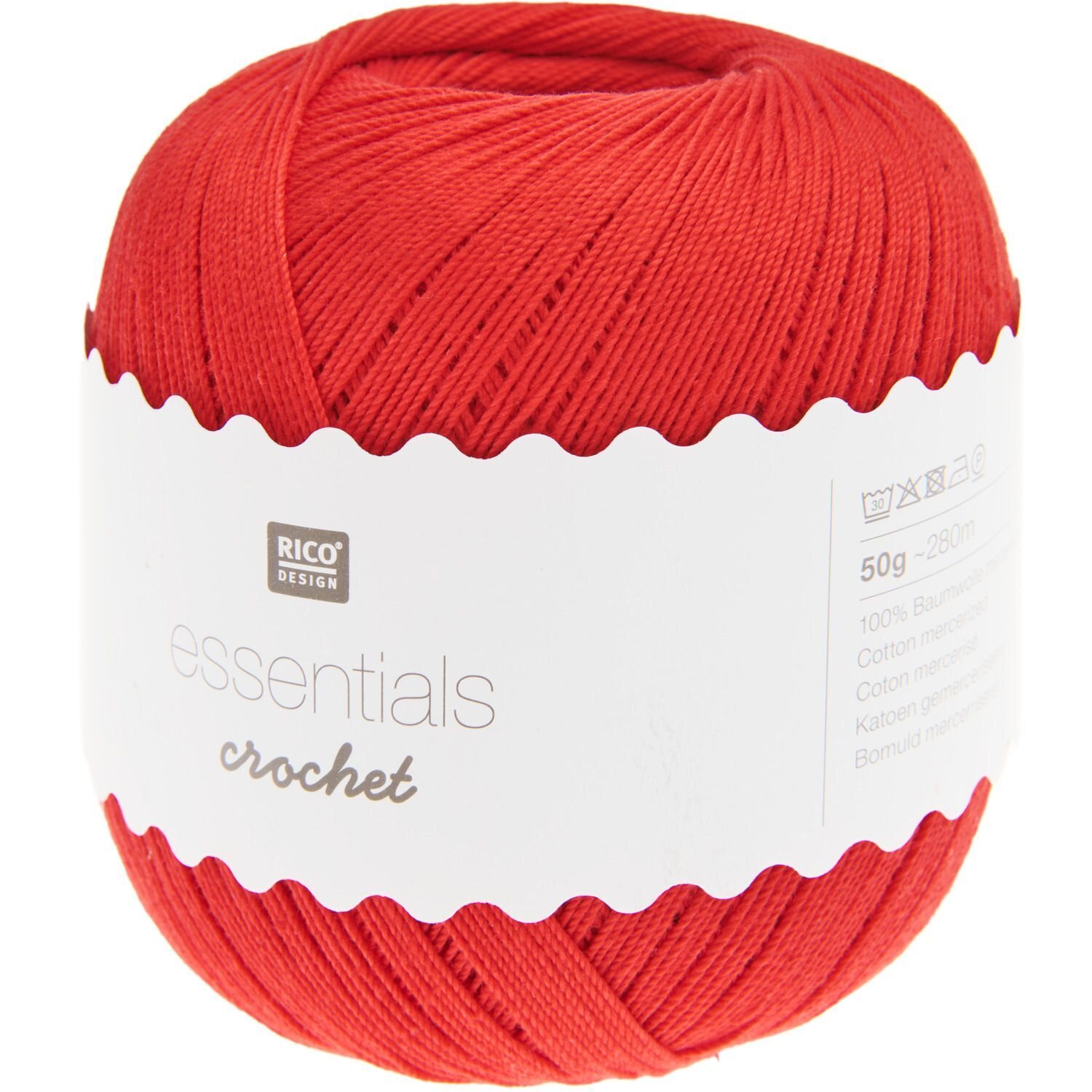 Rico Essential Crochet 004 punainen