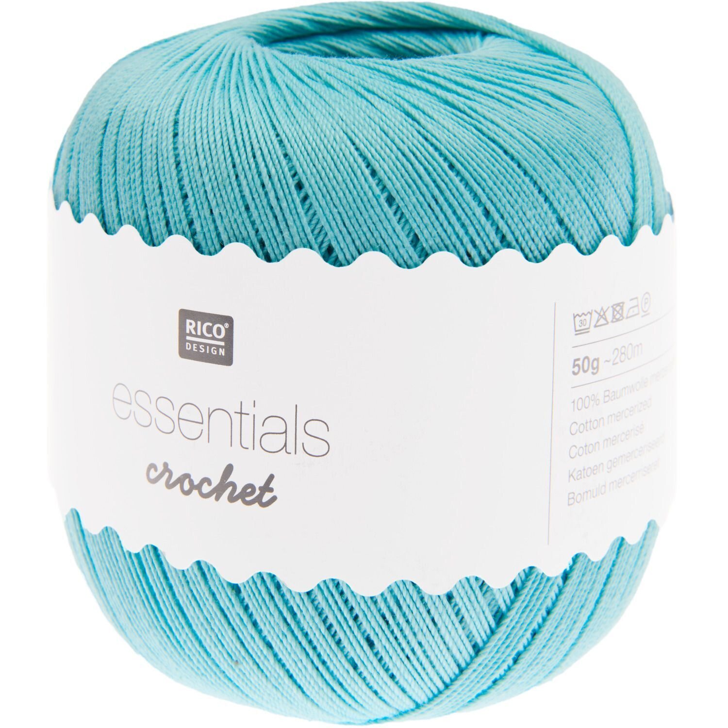 Rico Essential Crochet 010 turkoosi