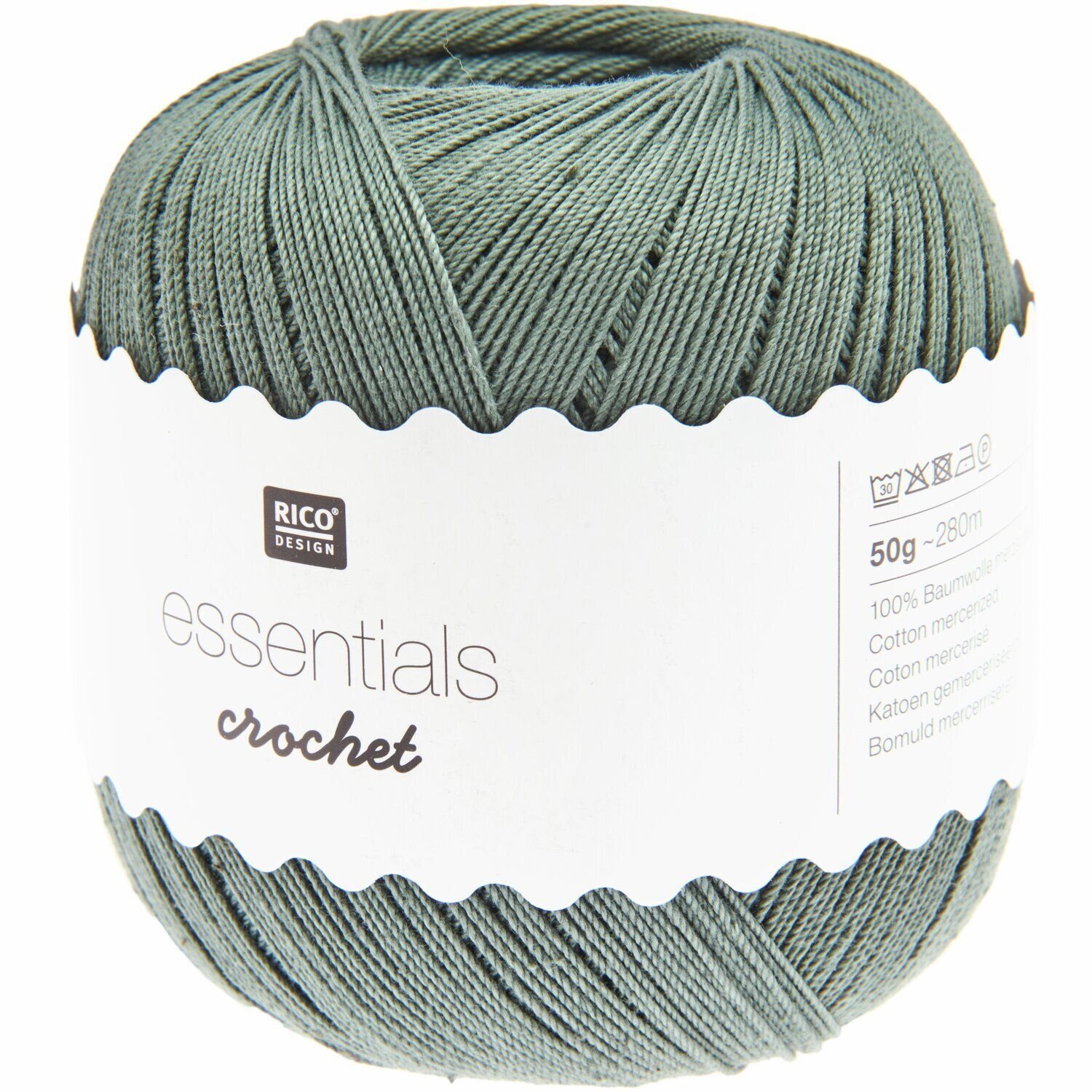 Rico Essential Crochet 038 murrettu vihreä