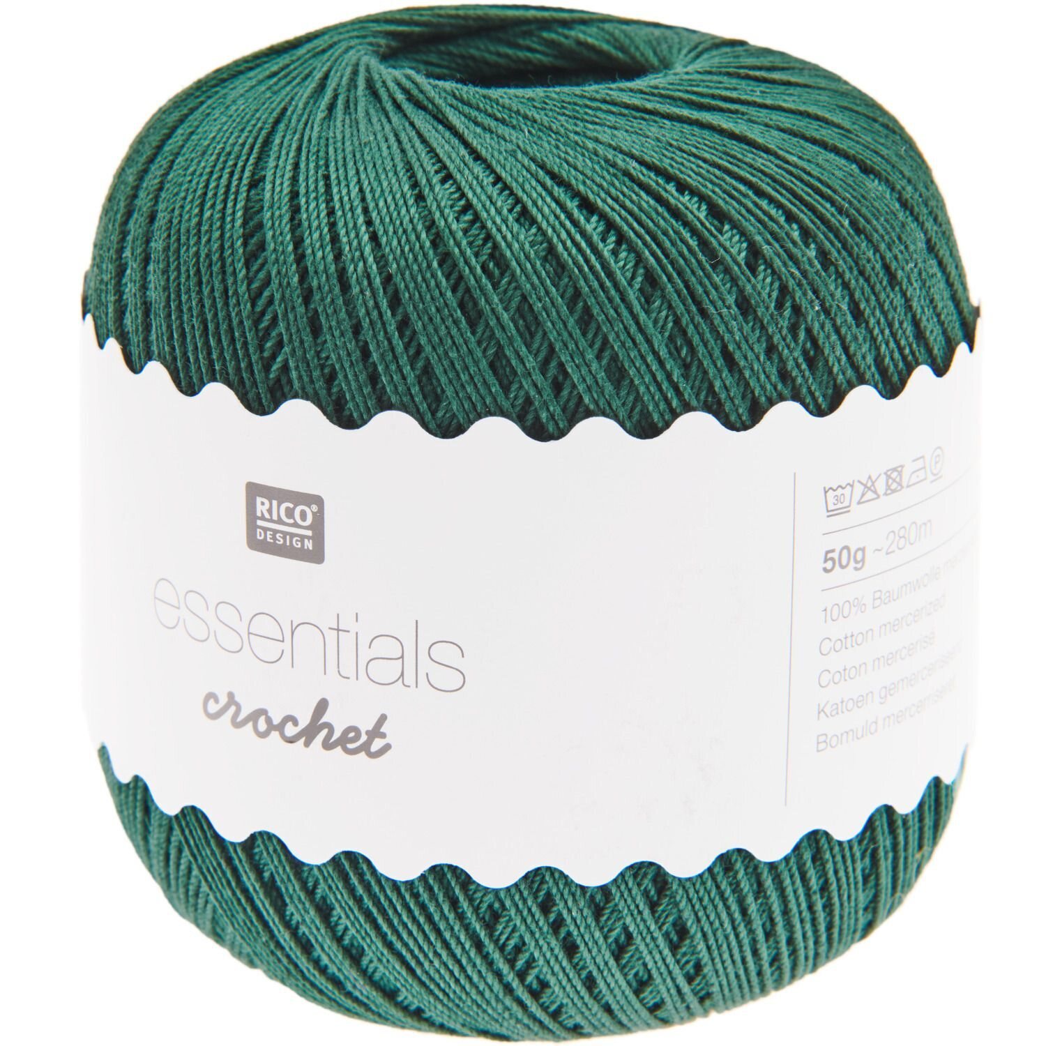 Rico Essential Crochet 026 kuusenvihreä