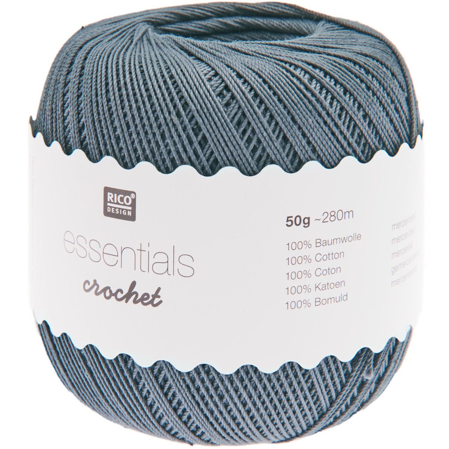 Rico Essential Crochet 011 hiirenharmaa