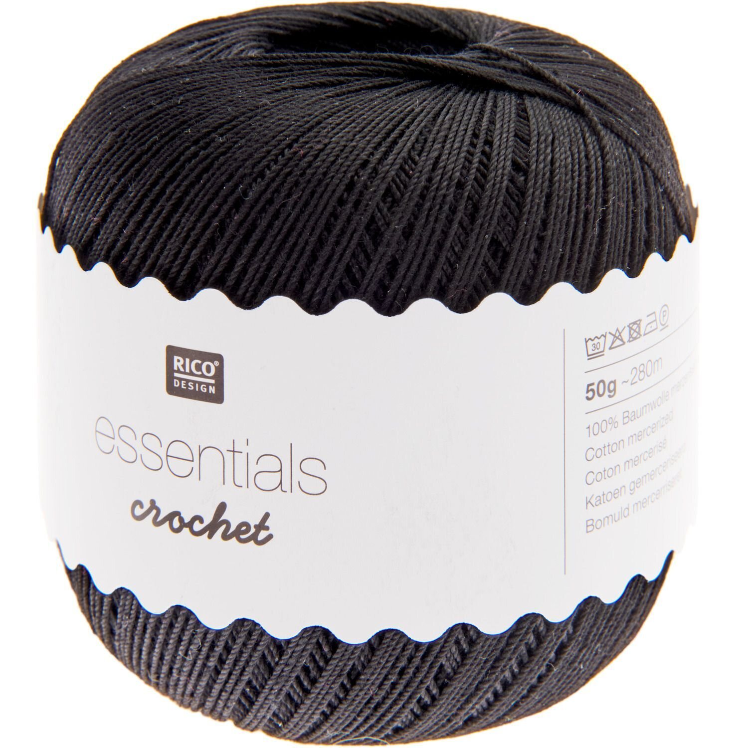 Rico Essential Crochet 012 musta