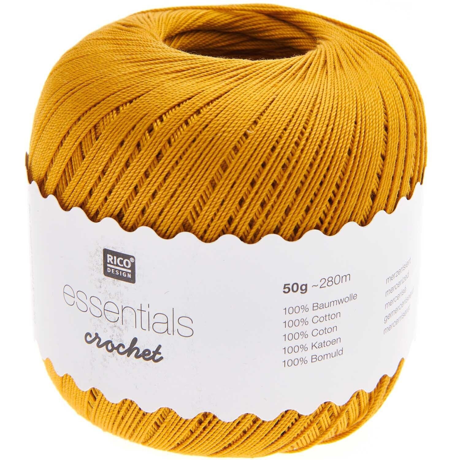 Rico Essential Crochet 034 sinapinkeltainen
