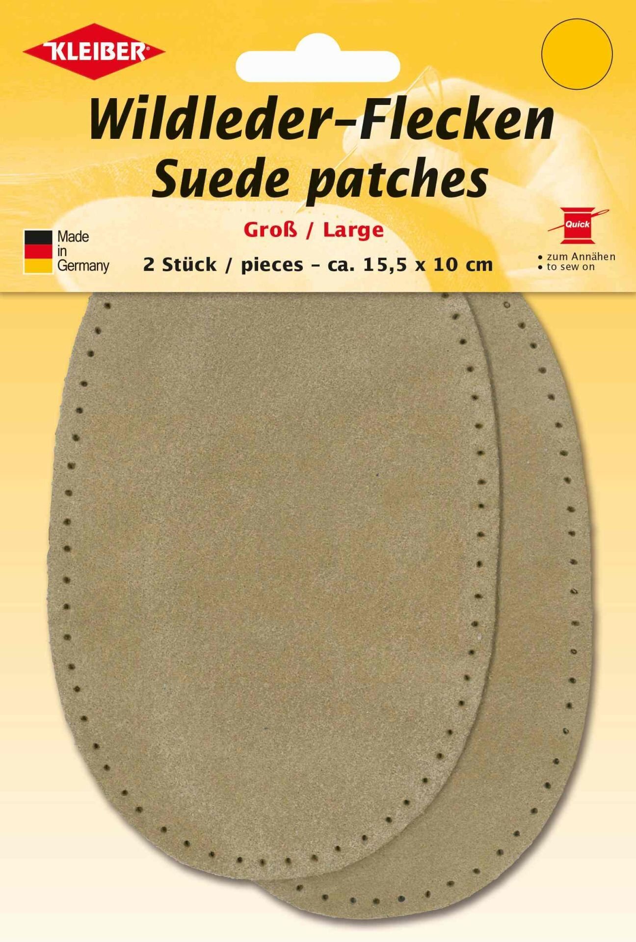 Kleiber Mokkanahkapaikka 2 kpl Beige
