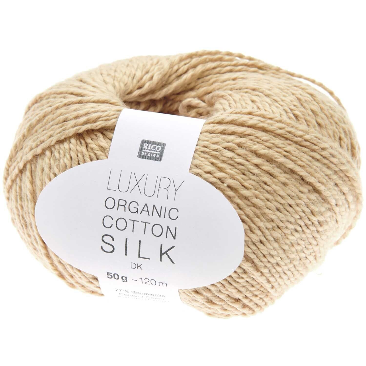 Rico Luxury organic cotton silk DK 02 Hiekka