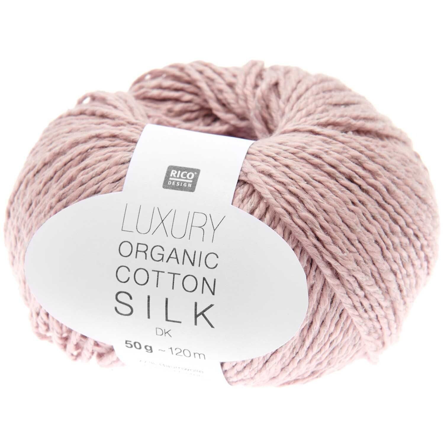 Rico Luxury organic cotton silk DK 03 Vanha roosa