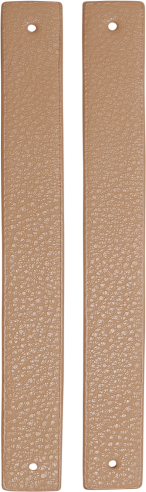 Keinonahka korinhihnat 22 x 2,2 cm 2 kpl Beige