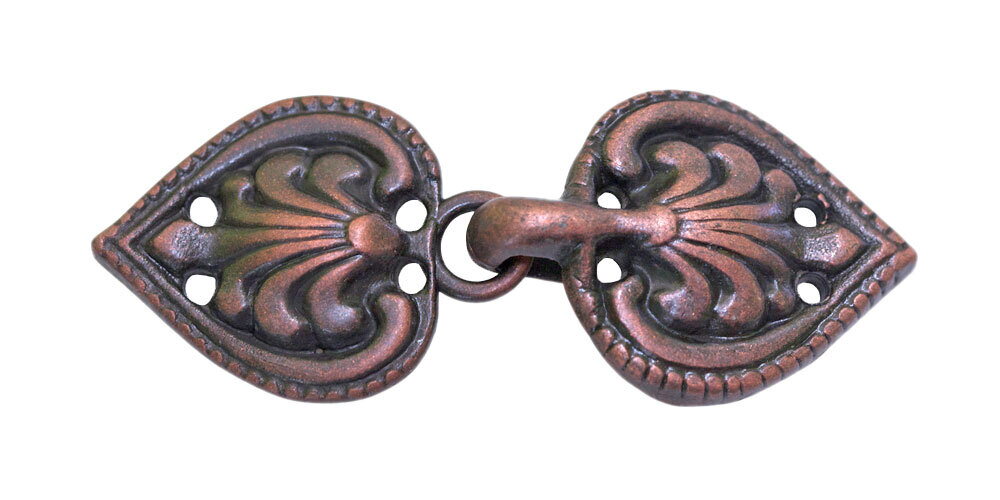 15x50 mm metallihakanen ”sydän” Kupari