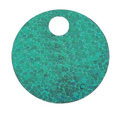 Glitter paljetti 2,5cm 50g 04 turkoosi