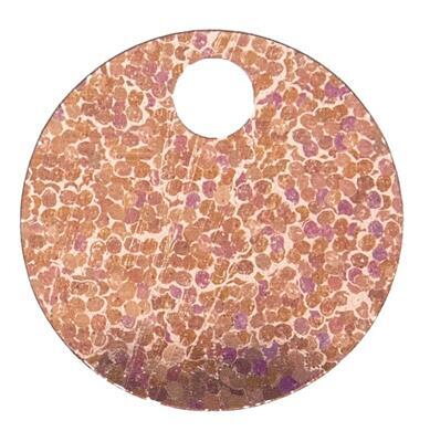 Glitter paljetti 2,5cm 50g 05 vanha roosa
