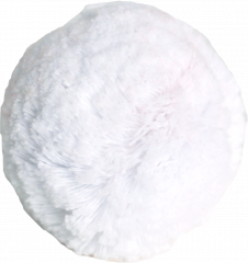 Puuvillatupsu 7cm Valkoinen