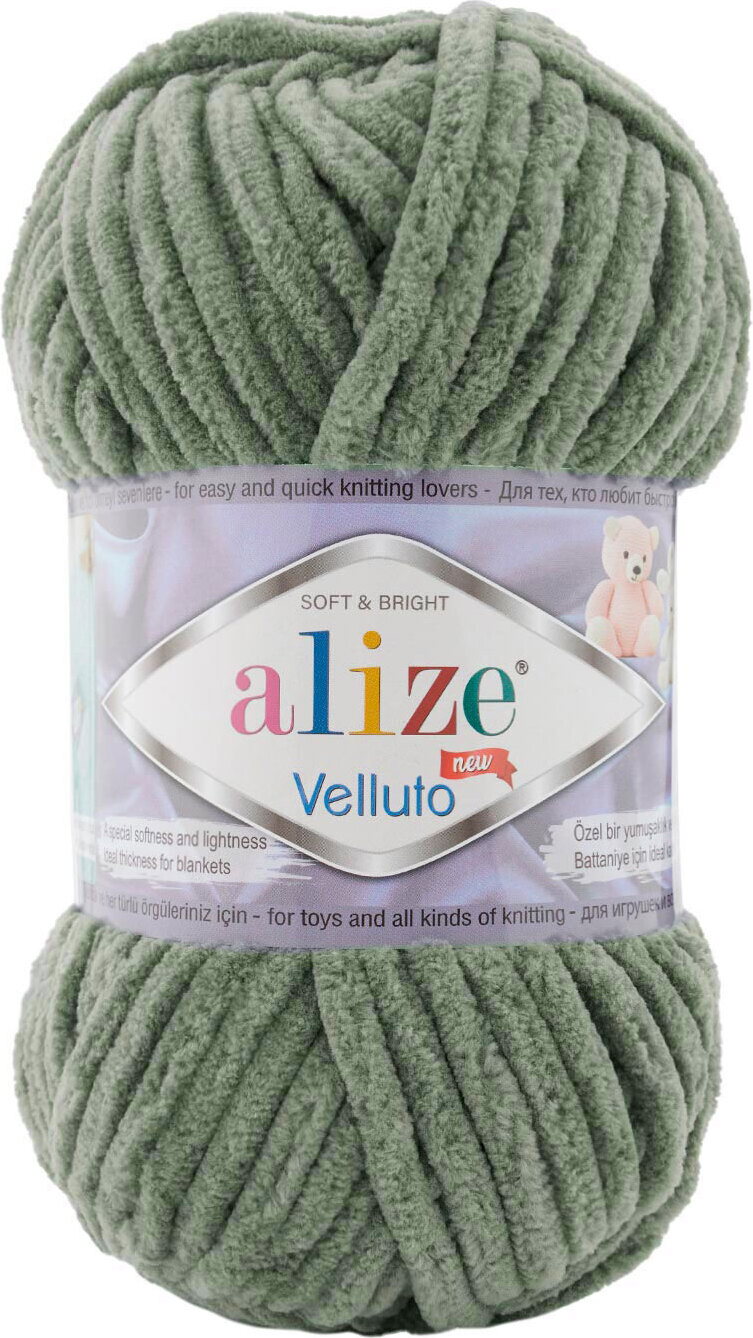 Alize Velluto 3 salvianvihreä