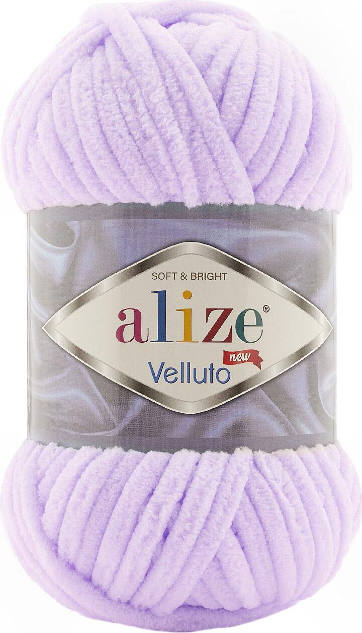 Alize Velluto 27 vaalea lila