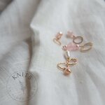 KNITS Kimalteleva setti, Rose Gold 5 kpl