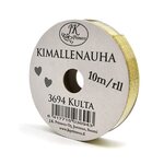 Satiininauha 10 mm guld