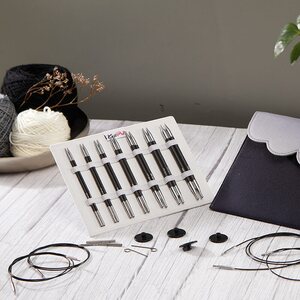 KnitPro Karbonz Deluxe pyöröpuikkosetti 41631