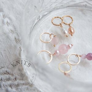 KNITS Kimalteleva setti, pink-gold 5 kpl