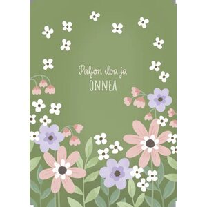 Onnittelukortti Paljon iloa ja onnea