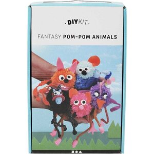 DIY-askartelupakkaus PomPom-eläimet (97042)