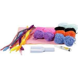 DIY-askartelupakkaus PomPom-eläimet (97042)