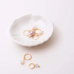 KNITS Kimalteleva setti, beige-gold 5 kpl