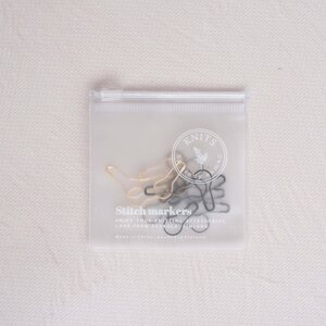 KNITS Valaisin silmukkamerkit Zip-pussissa
