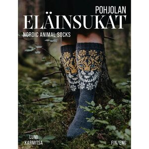 Hand Finnished Pohjolan eläinsukat -lehti
