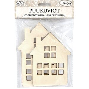 Isot talot puukuviot 2 kpl