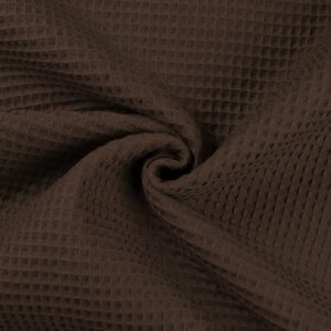 Lempikangas Vohvelikangas poltettu, tumma ruskea