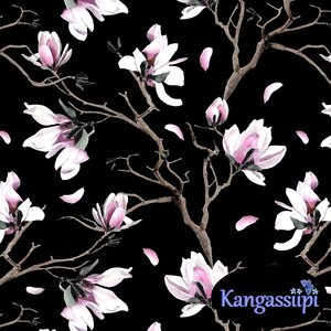 Uniikit.com Magnoliat, musta