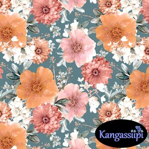 Uniikit.com Anna, oranssi vedenvihreä