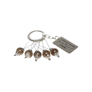 Silmukkamerkit 6 kpl kangaspussukassa 19306