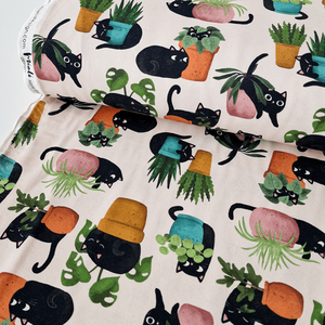 Mieli design Trikoo, CATS and PLANTS natural