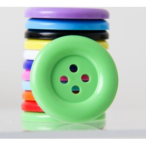 Muovinappi 35 mm 5 kpl