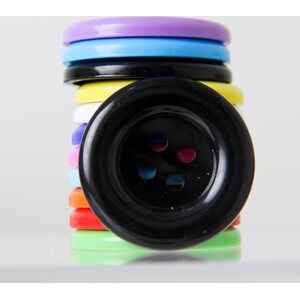 Muovinappi 35 mm 5 kpl