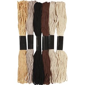 Kirjontalankalajitelma, luonnonruskea (412730)