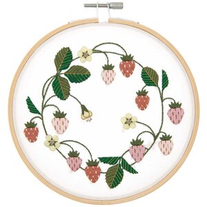 Rico Kirjontapakkaus mansikkaseppele 15 cm