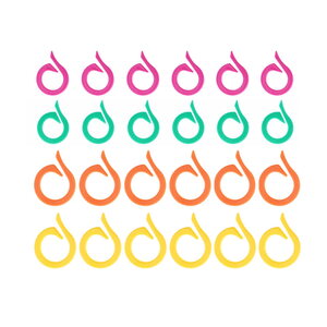 Pony Silmukkamerkit 24 kpl (60638)