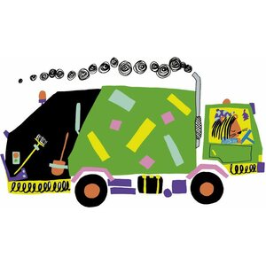 Nina Pirhonen "Roska-auto" -kortti