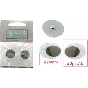 Trimits ommeltavat silmät 15 mm 8 kpl (4 paria)