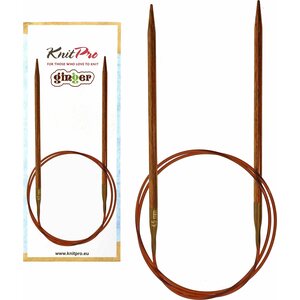 KnitPro Ginger puupyöröpuikot 60 cm