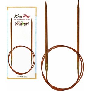 KnitPro Ginger puupyöröpuikot 80 cm