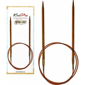 KnitPro Ginger puupyöröpuikot 100 cm
