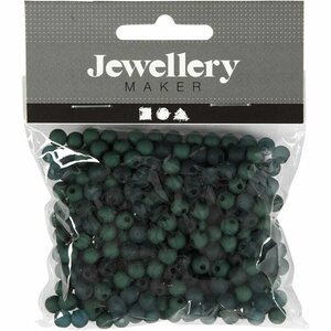 Muovihelmet 6 mm tummanvihreä