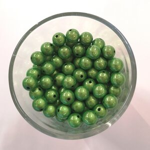 Heijastava ihmehelmi vihreä 10 mm 40kpl