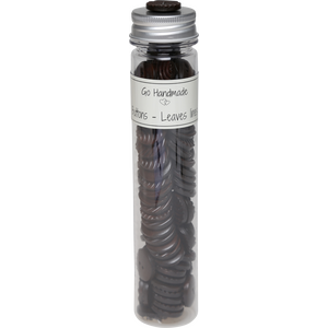 Puunappi 21 mm "lehtiviivat" 23040