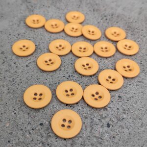 Perusnappi 18 mm gelb