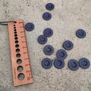 Perusnappi 18 mm azul