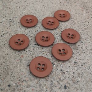 Perusnappi 18 mm mokka